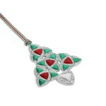 Newbridge Silverware Green & Red Celtic Christmas Tree Decoration (LS207) - Image 2
