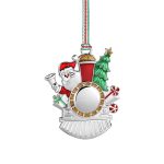Newbridge Silverware Santa in Steam Engine Christmas Tree Decoration (WY950)