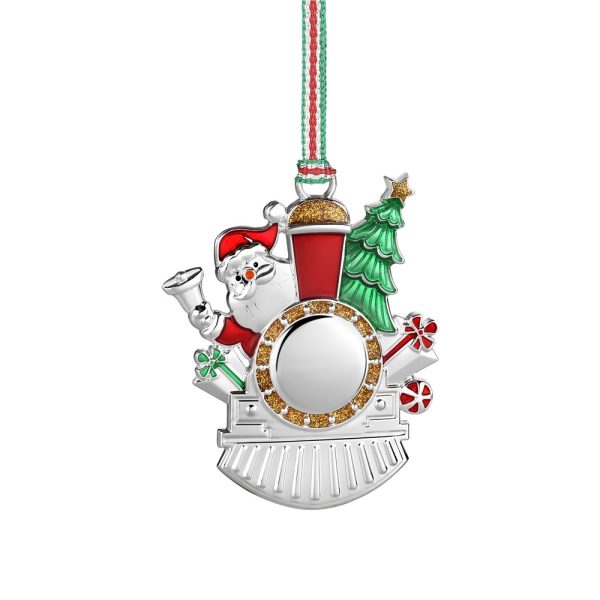 Newbridge Silverware Santa in Steam Engine Christmas Tree Decoration (WY950)