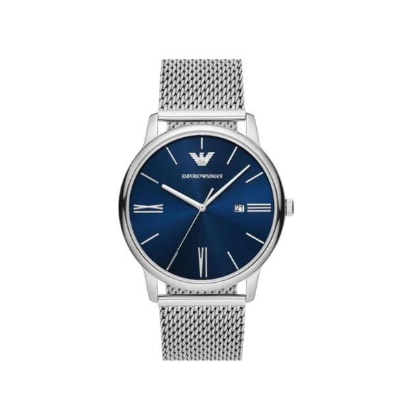 Armani Stainless Steel 42mm Blue Dial Watch (AR11571)