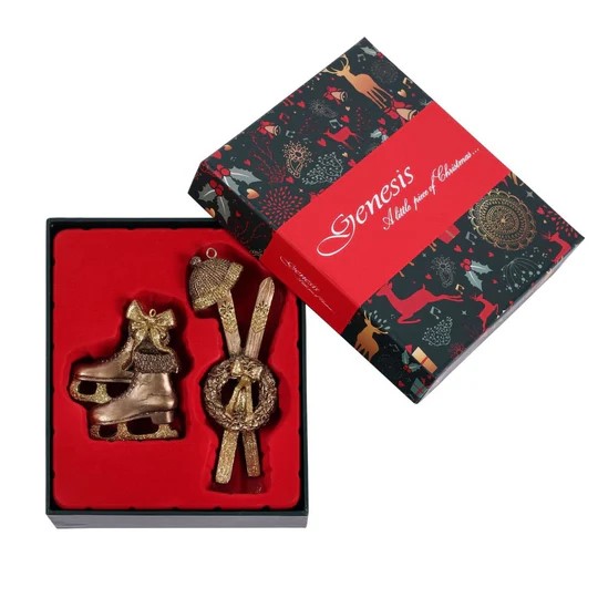 Genesis Skates & Skies Christmas Tree Ornament (TEA032)