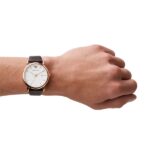 Emporio Armani Brown Genuine Leather Men's Watch (AR2502)