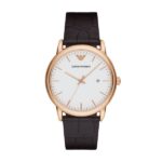 Emporio Armani Brown Genuine Leather Men's Watch (AR2502)
