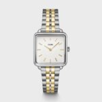 Cluse La Tétragone Watch Steel, Coconut Milk, Two-Tone (CW10313)