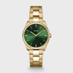 Cluse Féroce Petite Watch Steel Green, Gold Colour (CW11217)