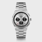 Cluse Vigoureux Chrono Watch Steel, Black, Full Silver Colour (CW20807)