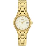 Citizen Ladies Silhouette Gold Watch (EW1262-55P)