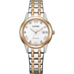 Citizen Silhouette Crystal Two-tone Ladies Watch (FE1246-85A)