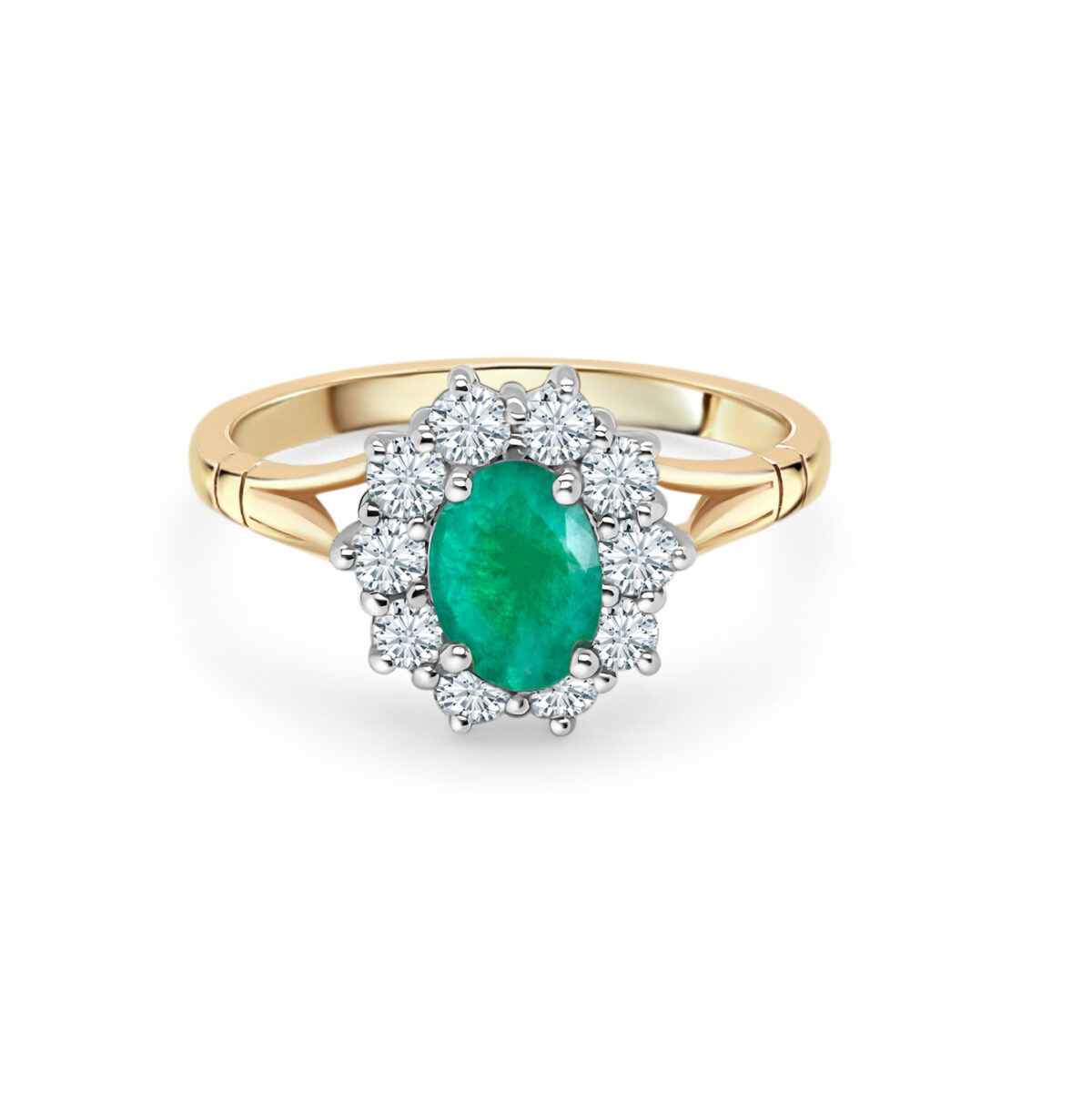 Pre-owned 18ct Gold Emerald Ring - Image 1