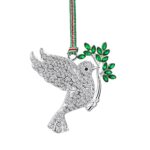 Newbridge Dove with Olive Branch Christmas Tree Decoration (LS216)