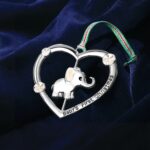 Newbridge Babys 1st Christmas Heart Tree Decoration (WY961) - Image 2