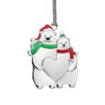 Newbridge Polar Bear Couple Christmas Tree Decoration (WY964)