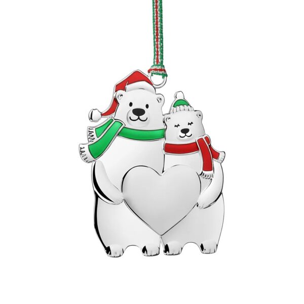 Newbridge Polar Bear Couple Christmas Tree Decoration (WY964)
