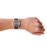 Armani Emporio Ruggero Quartz Black Leather Watch (AR11277) - Image 2
