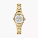 Fossil Womens Gilmore Gold Bracelet Dial Watch (ES5421)