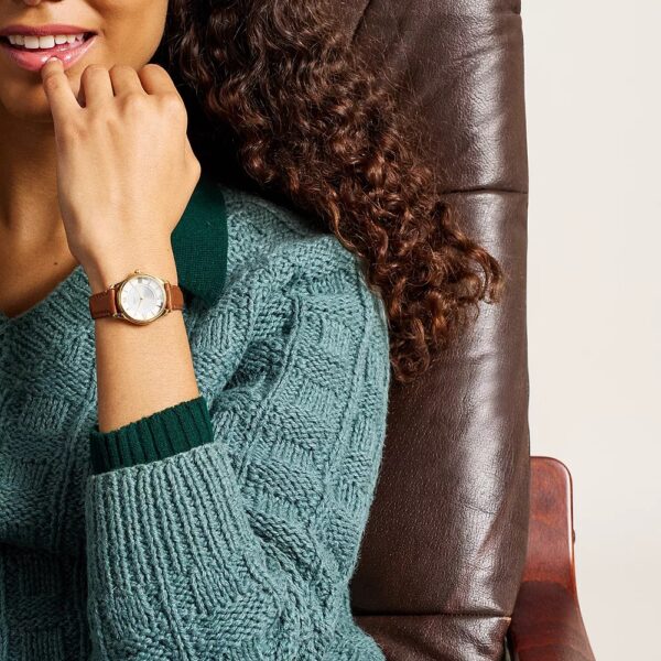 Fossil Gilmore Three-Hand Brown Leather Watch (ES5423)