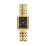 Fossil Raquel Quartz Gold Steel Black Dial Watch (ES5434)
