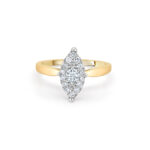 9ct Gold Diamond Engagement Ring