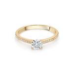 9ct Gold Diamond Engagement Ring