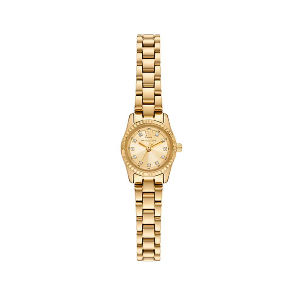 6704105_1080x Michael Kors Mini Lexington 19mm Gold-Tone Watch (MK4862)