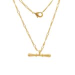 Burren Jewellery Don’t Cry Wolf T-Bar Necklace (P1463)