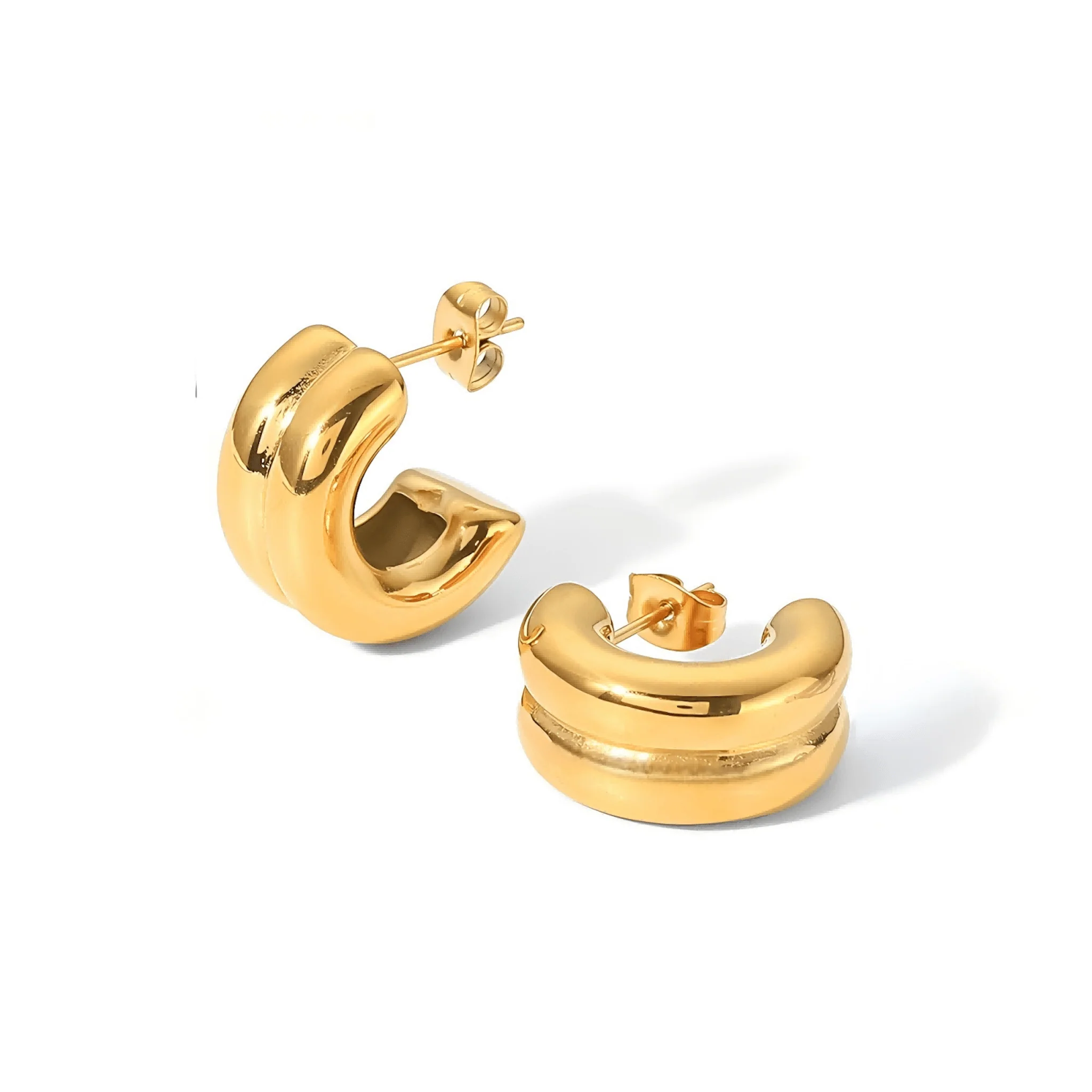 Burren-jewellery-gold-small-hoop-earrings-min_5000x Burren Alignment Earrings (E1432)