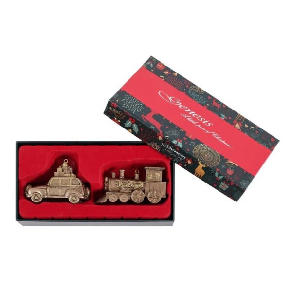Mindy Browne Car & Train Christmas Tree Ornament (TEA029)