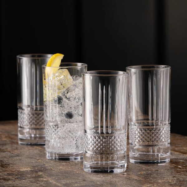 Galway Crystal Eyre Highball Glasses - Set of 4 (G120036)