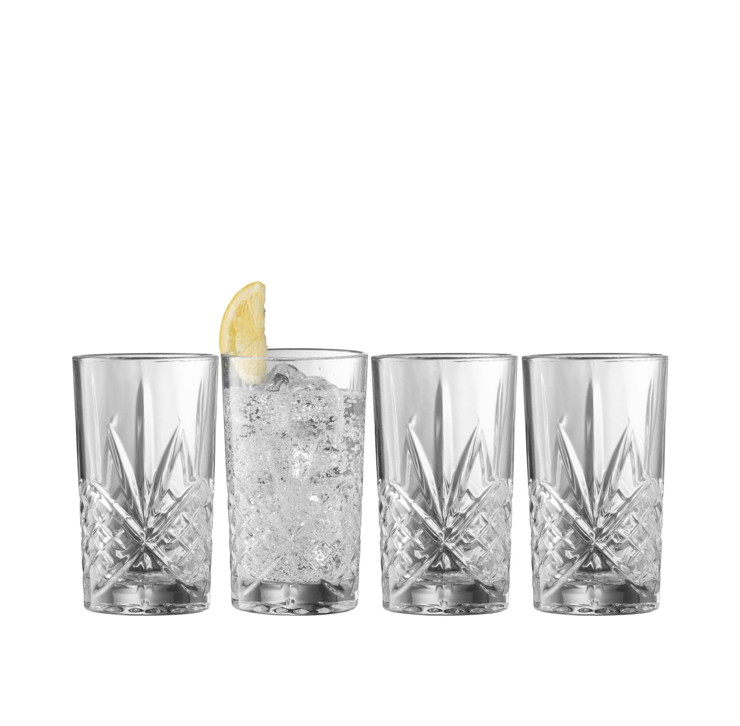 G140036_5000x Galway Crystal Inisheer Highball Glass - Set of 4 (G140036) - Image 1