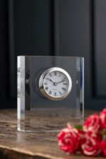 Galway Crystal Large Mantel Clock (G25850) - Image 2