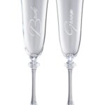 Galway Crystal Bride & Groom Liberty Flute Pair (G302302)