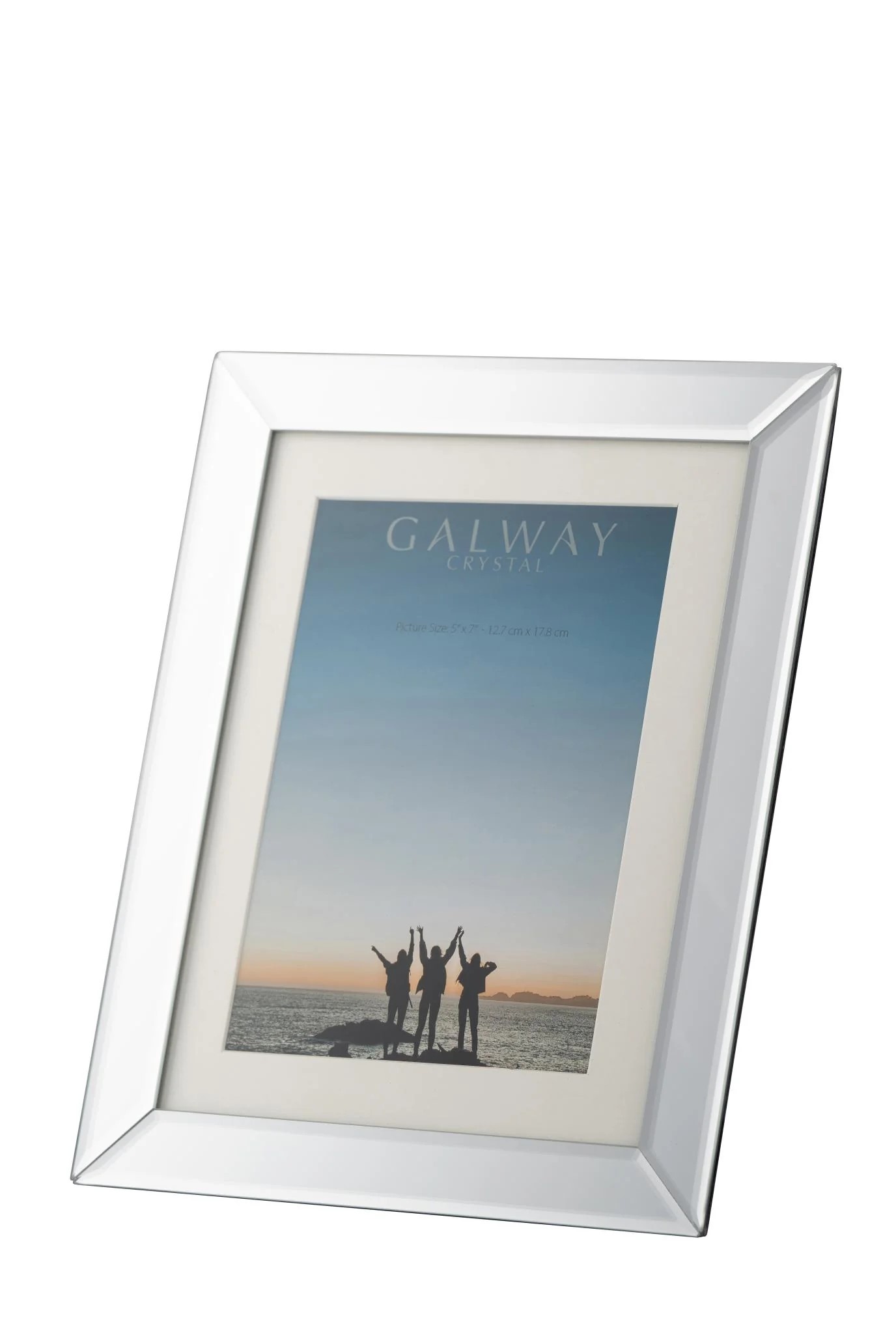 G42001_2000x Galway Crystal Reflect Photo Frame 5 x 7 (G42001) - Image 1