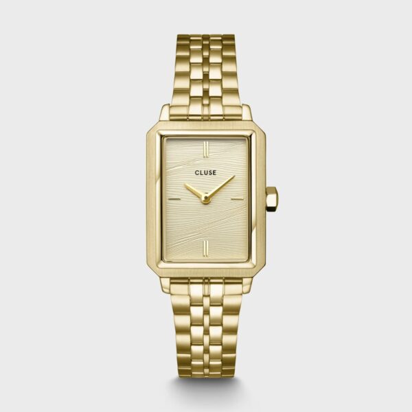 Cluse Fluette Watch Steel Sand Texture Full Gold Colour (CW11511)