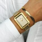 Cluse Fluette Watch Steel Sand Texture Full Gold Colour (CW11511) - Image 2