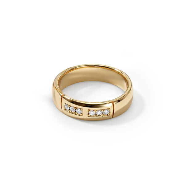 Cathal Barber 9ct Gold Diamond Ring (CBR22)